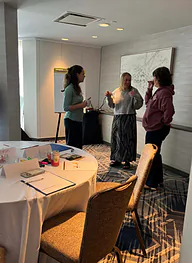 Educators present their work at the Summer Leadership Institute
