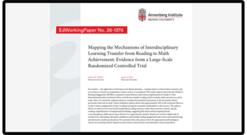 Working paper: Mapping the Mechanisms of Interdisciplinary Learning Transfer